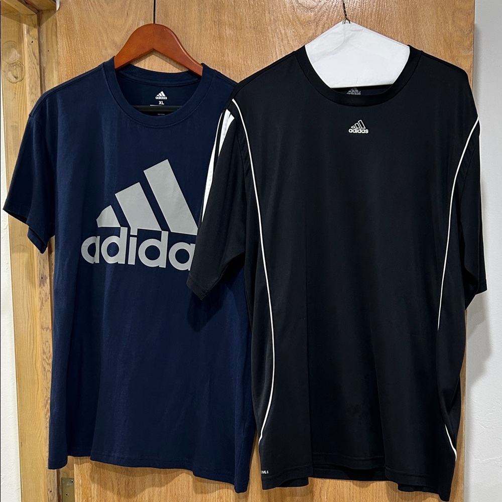 adidas Navy & Black Men's Athletic Tee Pair